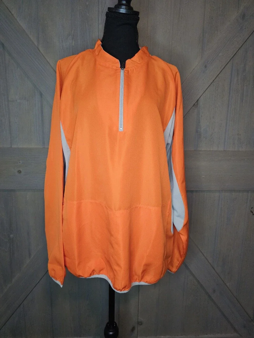 Wire2wire Men's Performance Lightweight Quarter Zip Jacket sz Large
